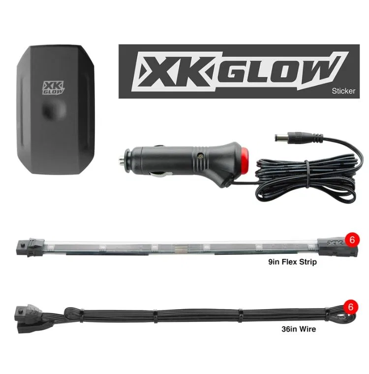 KS-CAR-MINI – XK GLOW Multi Purpose Light - LED, 10 Inch Length Flexible Light Strips 12 Volt 3M Tape Surface Mount W...